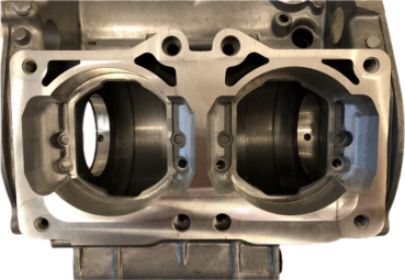 Preview: Motorgehäuse Driveline Yamaha Banshee RD350 verstärkte Ausführung bis 421ccm 68mm Preview: Engine case  Motorgehäuse Banshee RD Driveline 421